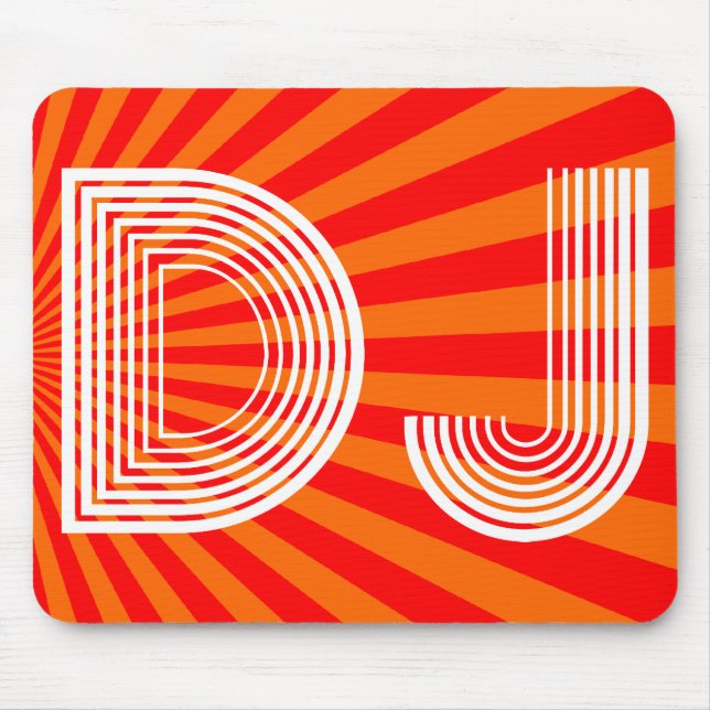 vintage DJ Mouse Pad (Front)