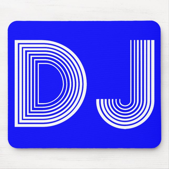 vintage DJ Mouse Pad (Front)