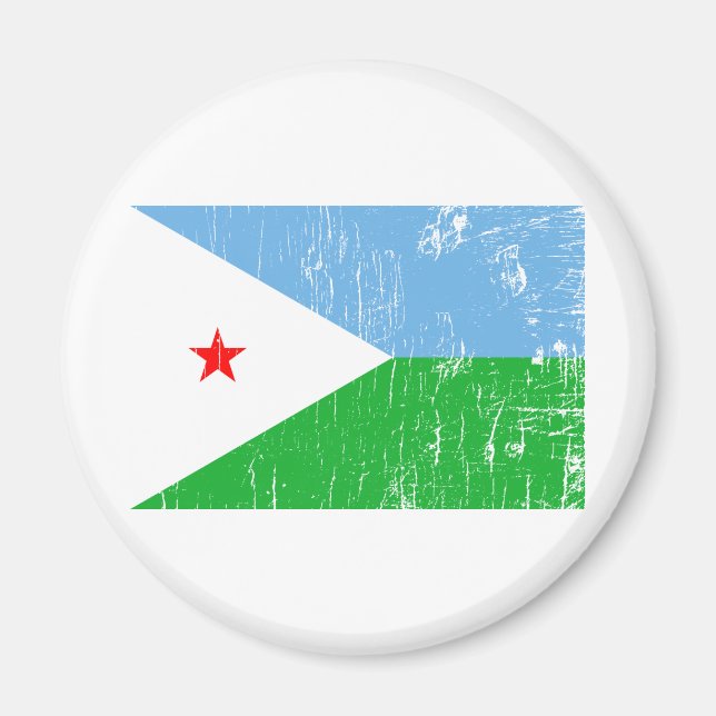 Vintage Djibouti Magnet (Front)