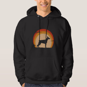Vintage Doberman Sunset 99 Hoodie