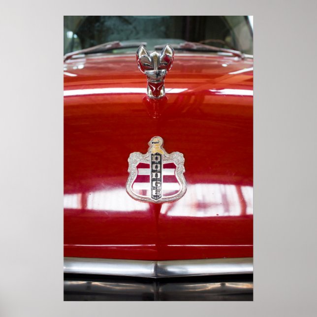 Vintage Dodge Poster (Front)