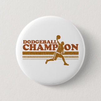 Vintage Dodgeball Champion Button
