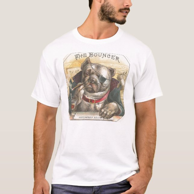 Vintage Dog Bouncer Bar T-Shirt (Front)
