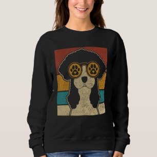 Vintage Dog  Dog Owner Pet Outfit Animal Retro Poo Sweatshirt