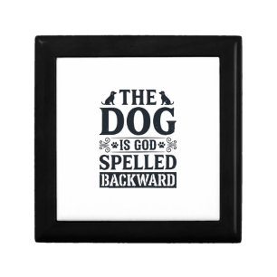 Vintage Dog Is God Spelled Backward Shirt Design_1 Gift Box