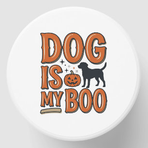 Vintage Dog Is My Boo Halloween Shirt Design_1 Mini Candle Favors