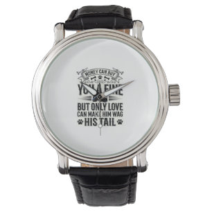 Vintage Dog Lover Quote Typography Design_1 Watch