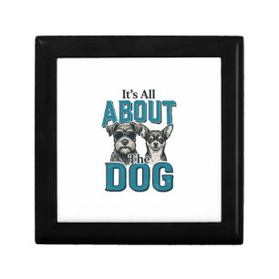 Vintage Dog Lover Quote Vector Design_1 Gift Box
