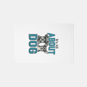 Vintage Dog Lover Quote Vector Design_1 Rug