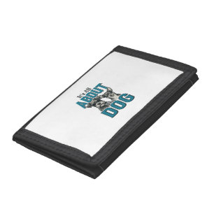 Vintage Dog Lover Quote Vector Design_1 Trifold Wallet