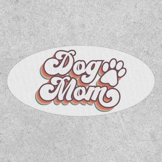 Vintage Dog Mom Patch (Front)