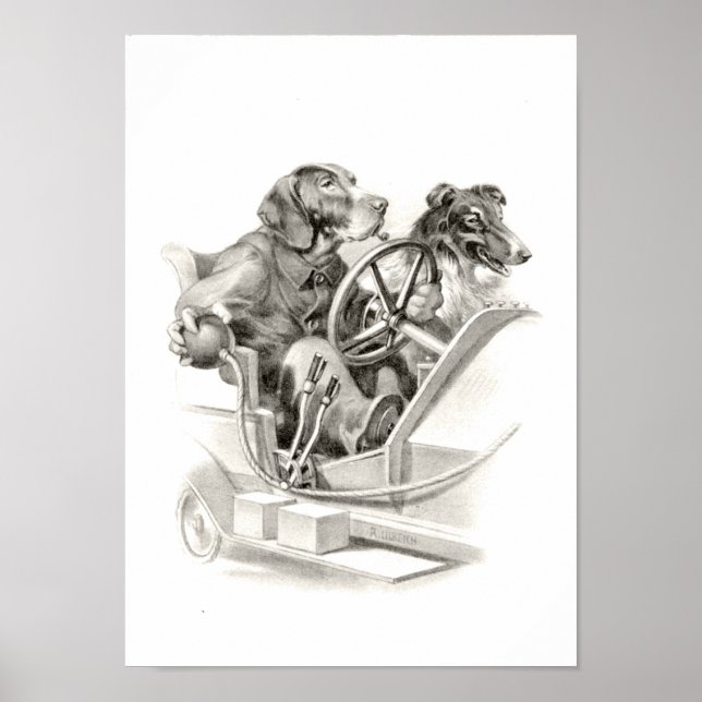 Vintage Dog Poster (Front)