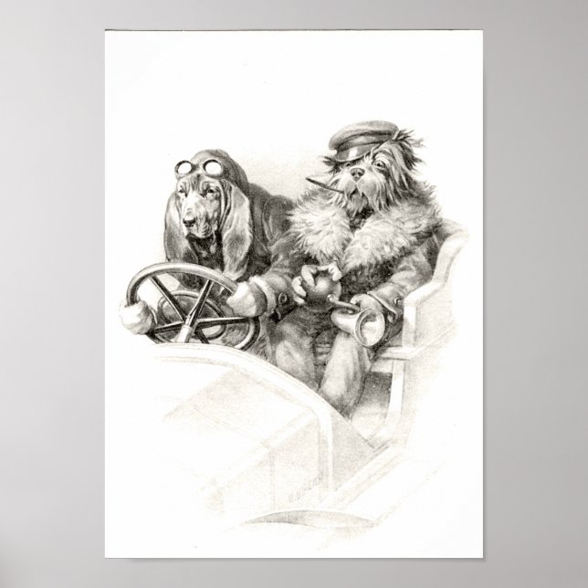 Vintage Dog Poster (Front)