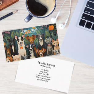 Vintage Dog Sitter, Pet Groomer, Veterinarian Business Card