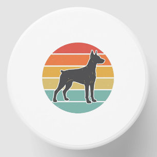 Vintage Dog Sunset Silhouette Vector Design_1 Mini Candle Favors
