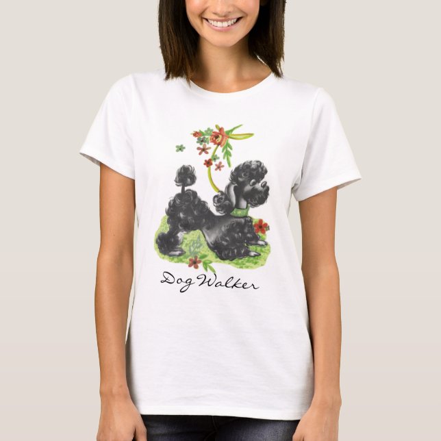 Vintage Dog Walker T-Shirt (Front)