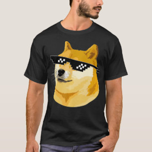 Vintage Doge Dogecoin Shiba Inu Coin Token T-Shirt