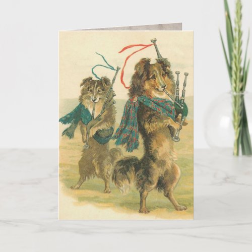 Vintage Dogs Birthday Card