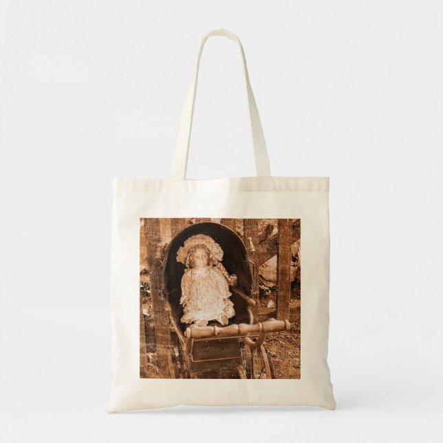 Vintage Doll photographed by Tutti Tote Bag (Front)