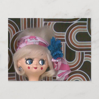 VINTAGE DOLL POSTCARD