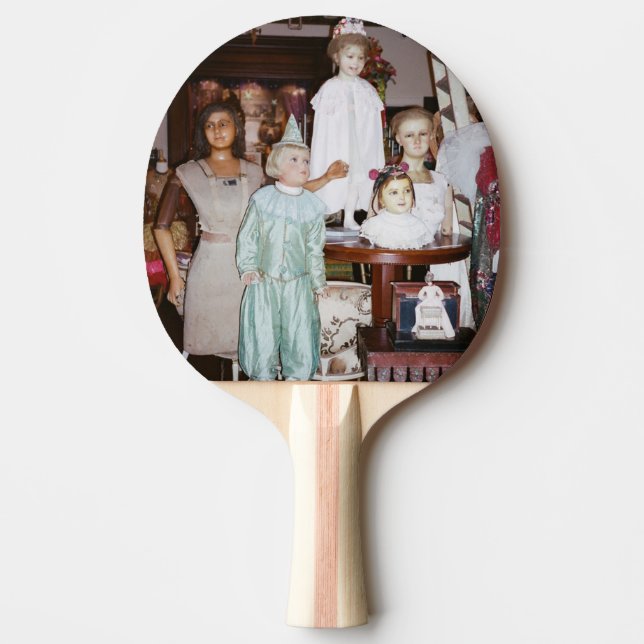 Vintage Dolls Antique Ping Pong Paddle (Front)