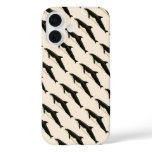Vintage Dolphins Delphinus Tursio, Marine Mammals iPhone 16 Case