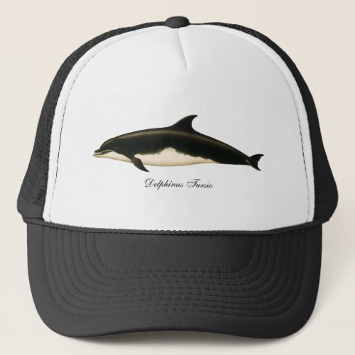Vintage Dolphins Delphinus Tursio Marine Mammals Trucker Hat