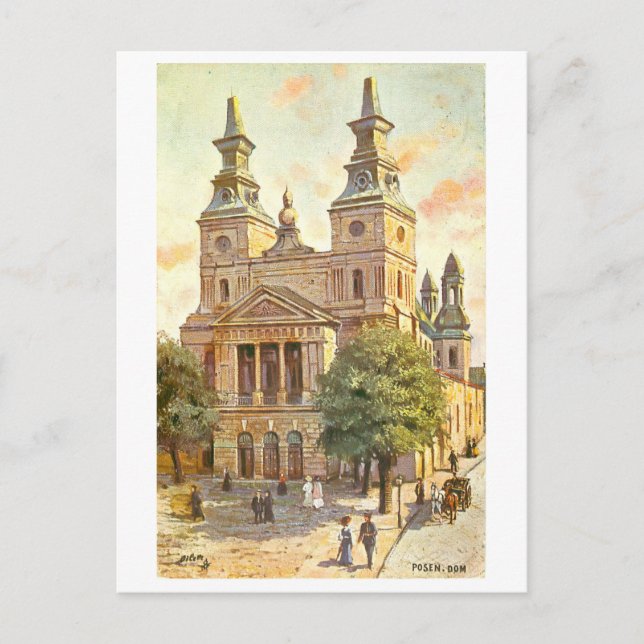 Vintage Dom/Cathedral Posen Germany Postcard (Front)