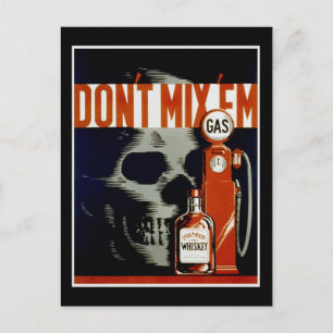 Vintage “Don’t Mix ‘Em” postcard