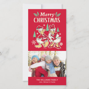 Vintage Donald & Daisy Warm Holiday Hearts