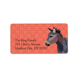 Vintage Donkey Label