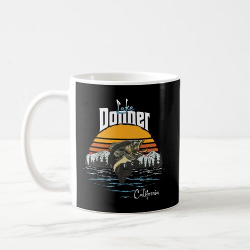 Vintage Donner Lake California Souvenir Coffee Mug