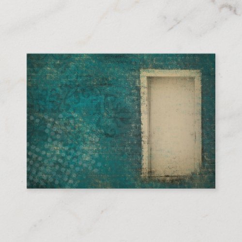 Vintage Door Background Business Cards