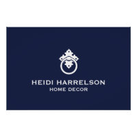 Vintage Door Knocker Blue/White Logo Download