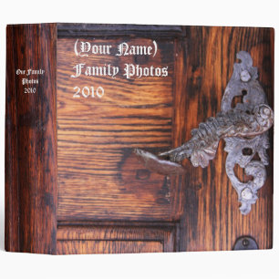 Vintage Door Personalized Photo Album Binder