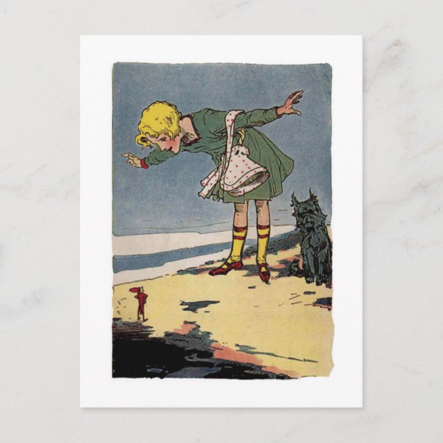 Vintage Dorothy and Toto Postcard (Front)