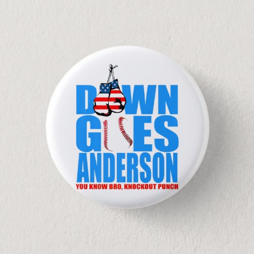 Vintage Down Goes Anderson Shirt  Button