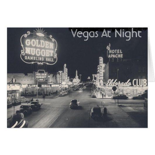 Vintage Downtown Las Vegas Cards (Front Horizontal)