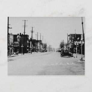 Vintage Downtown St. Clair, Michigan Postcard