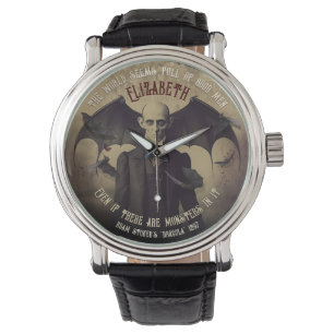 Vintage Dracula Victorian Vampire Kiss Gothic Watch