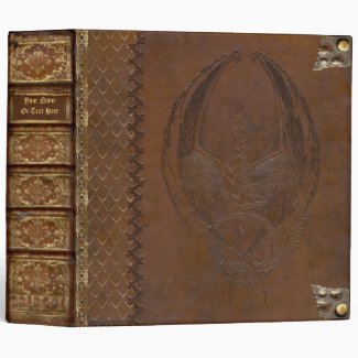 Vintage Dragon Grimoire Book of Shadows 3 Ring Binder