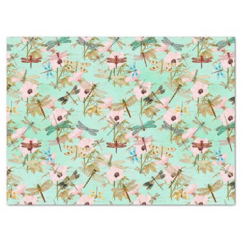 Vintage Dragonflies Series Design 11 Tissue Paper