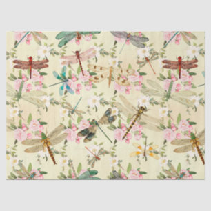 Vintage Dragonflies Series Design 14 Tissue Paper