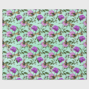 Vintage Dragonflies Series Design 15 Wrapping Paper