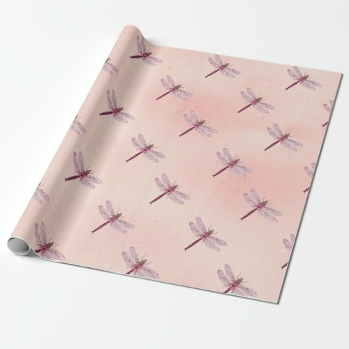 Vintage Dragonflies Series Design 2 Wrapping Paper