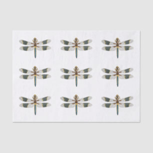 Vintage Dragonfly Art Tissue Paper Gift Wrapping