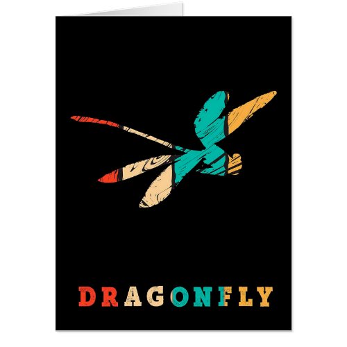 Vintage dragonfly canvas print  Lover canvas Card