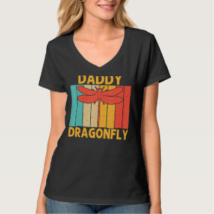 Vintage Dragonfly For Dad Grandpa Dragonfly Insect T-Shirt
