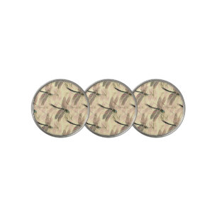 Vintage Dragonfly Print Golf Ball Marker