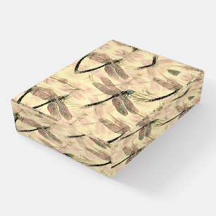 Vintage Dragonfly Print Paperweight